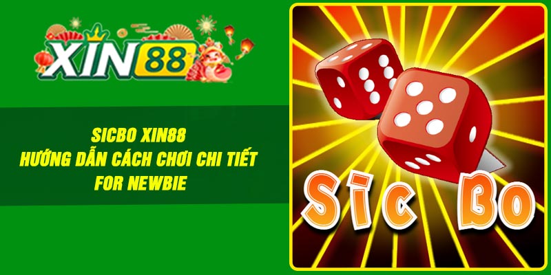Sicbo Xin88 – Hướng dẫn cách chơi chi tiết for Newbie